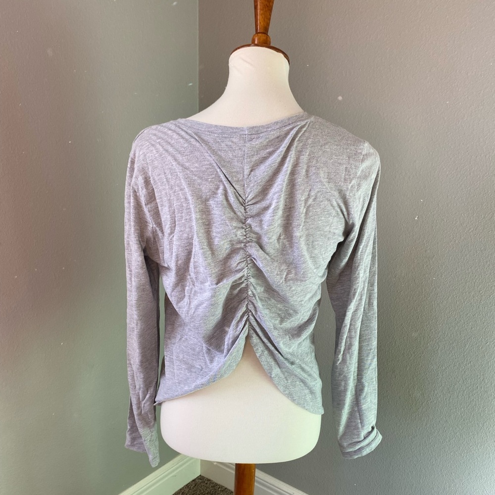 gray long sleeve